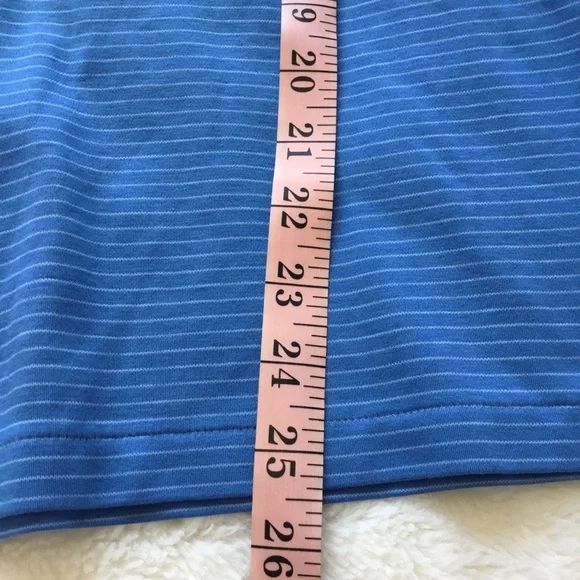 Calvin Klein Striped Blue Men Polo Shirt - Picture 12 of 14